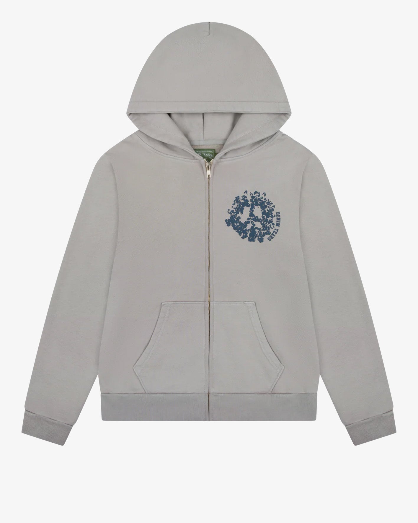 DENIM TEARSDenim University Zip HoodieGrey