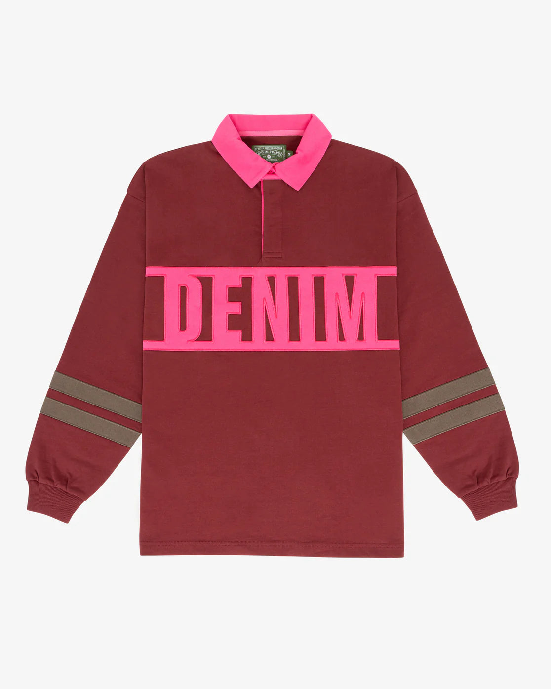 DENIM TEARSDown By The Tears RugbyBurgundy