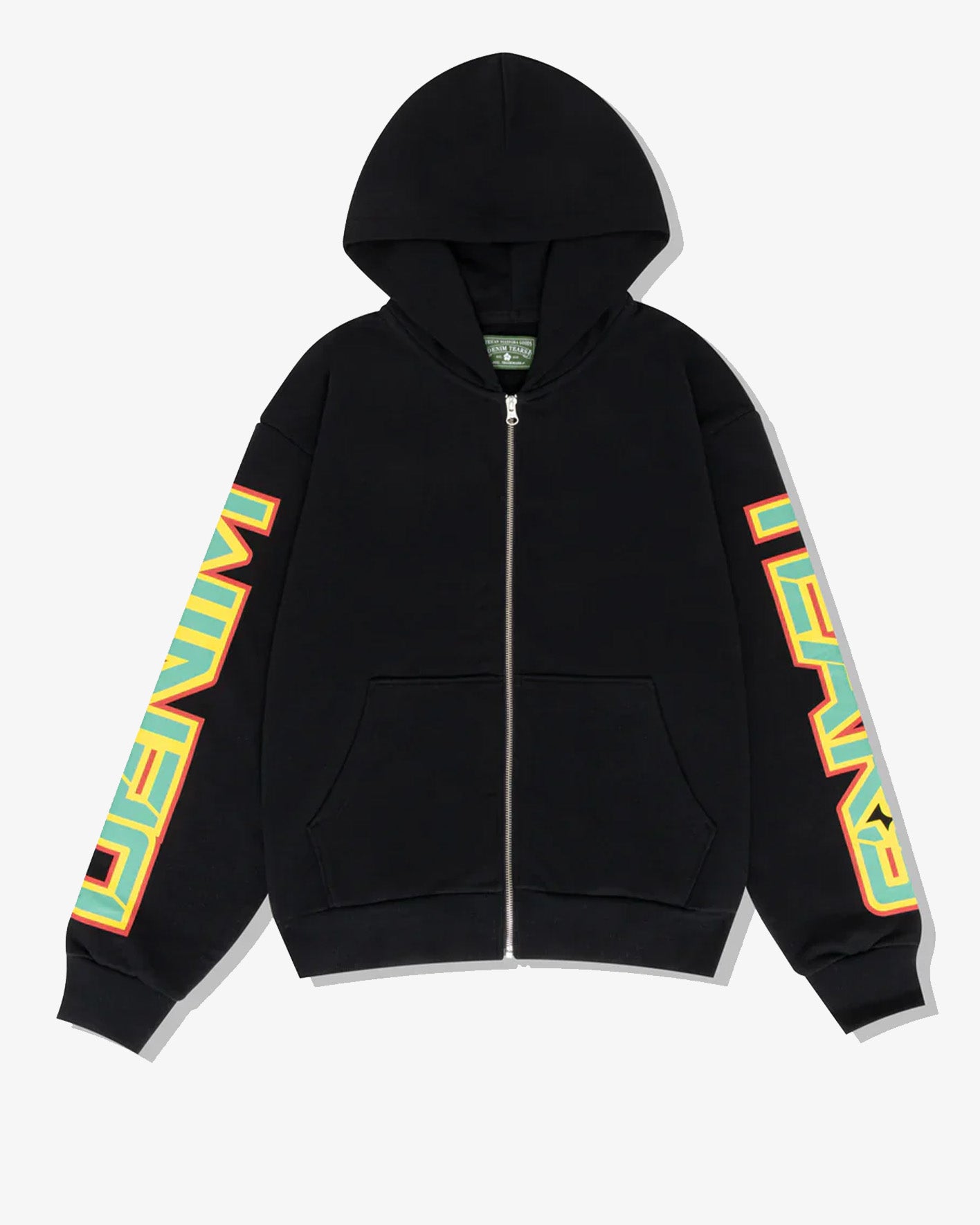 DENIM TEARSSpring Gardens Zip HoodieBlack