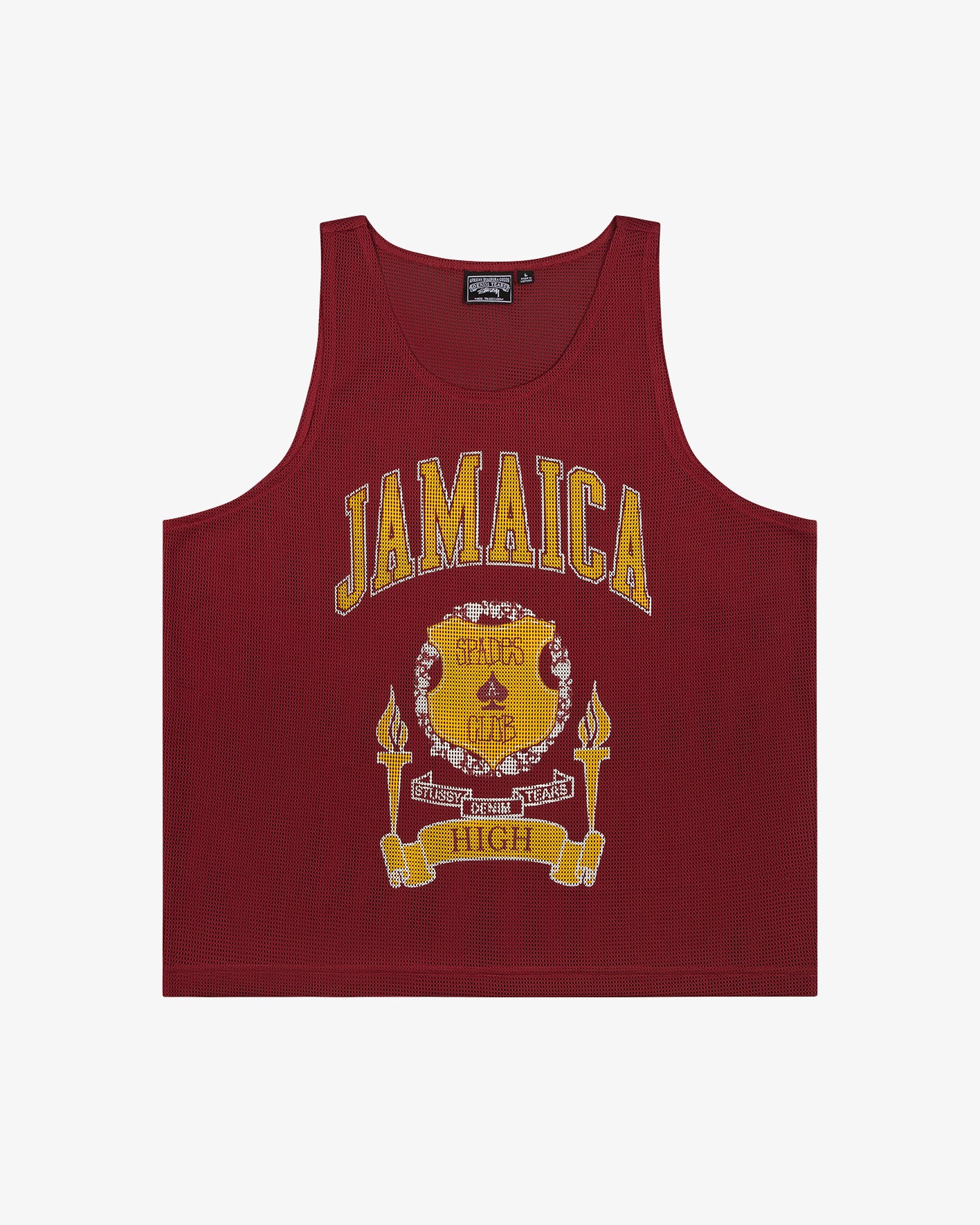 DENIM TEARS DT MESH TANKStussy TearsCardinal