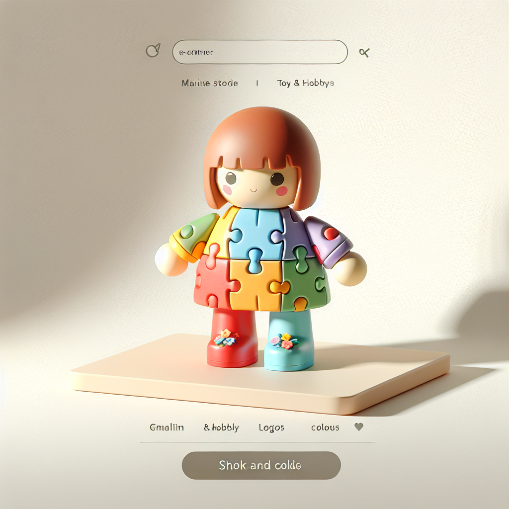 귀여운 퍼즐 인형